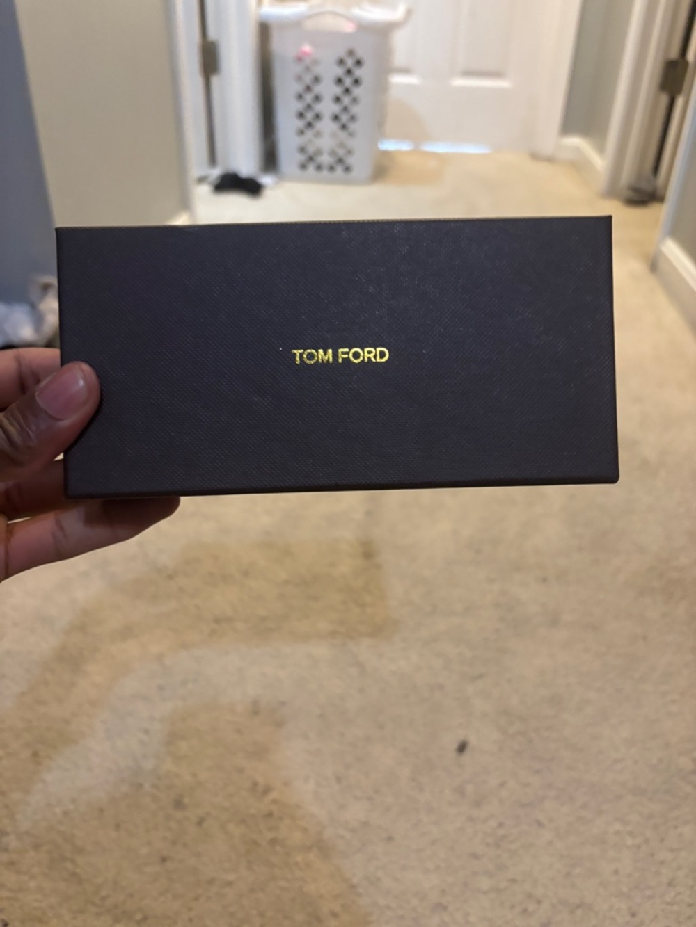 Tom Ford Black Box with Gold Logo